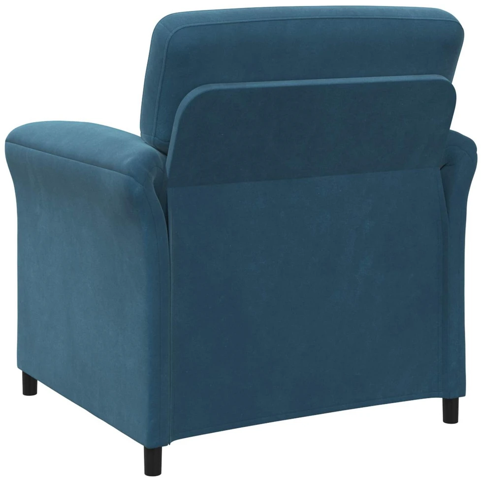 Sofa Sofos komplektas 2 vnt. Mėlyna Aksomas