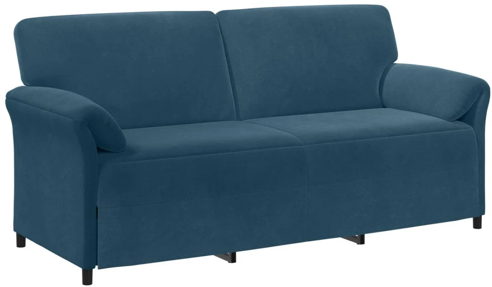 Sofa Sofos komplektas 2 vnt. Mėlyna Aksomas