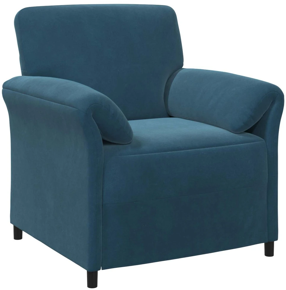 Sofa Sofos komplektas 2 vnt. Mėlyna Aksomas