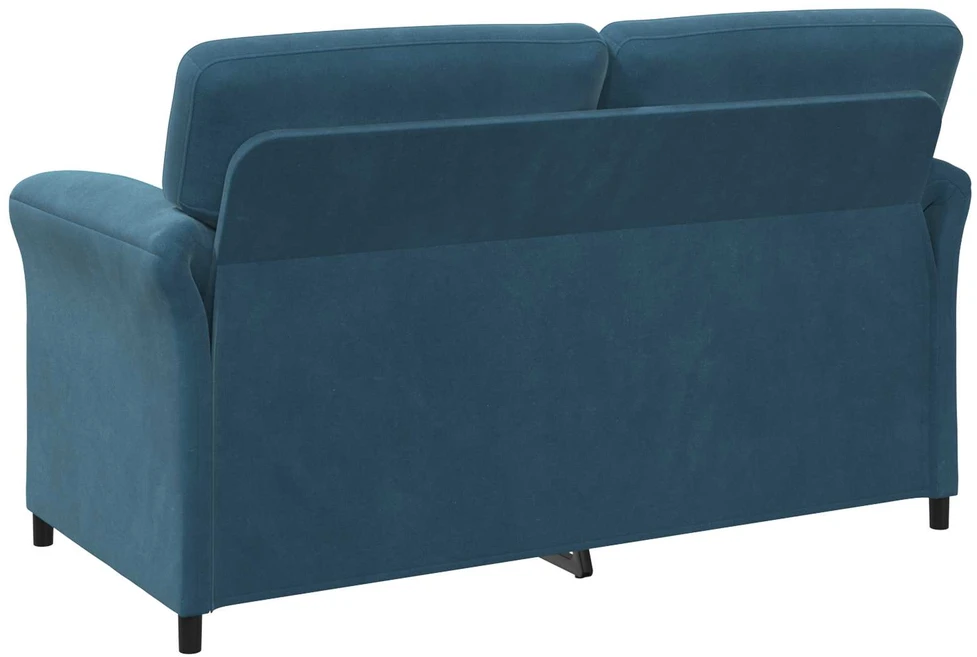 Sofa Sofos komplektas 2 vnt. Mėlyna Aksomas