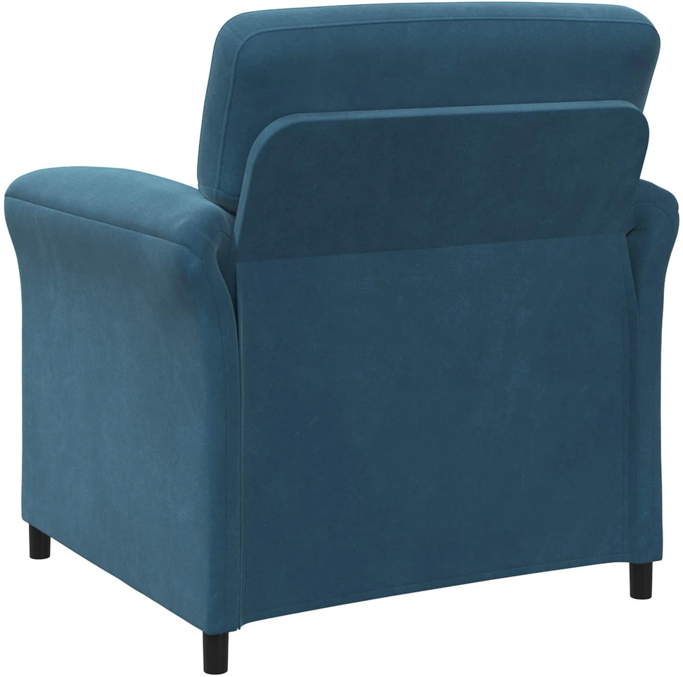 Sofa Sofos komplektas 2 vnt. Mėlyna Aksomas