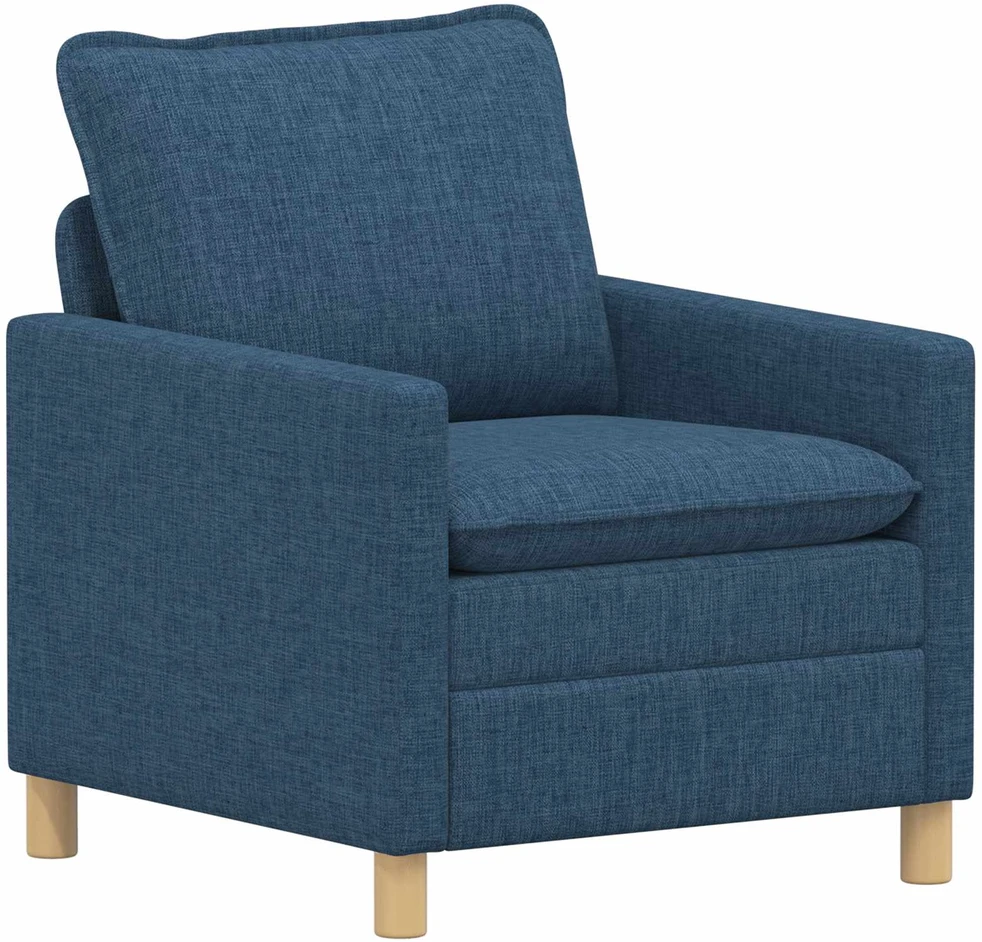 Sofa Sofos komplektas 2 vnt. Mėlyna Audinys