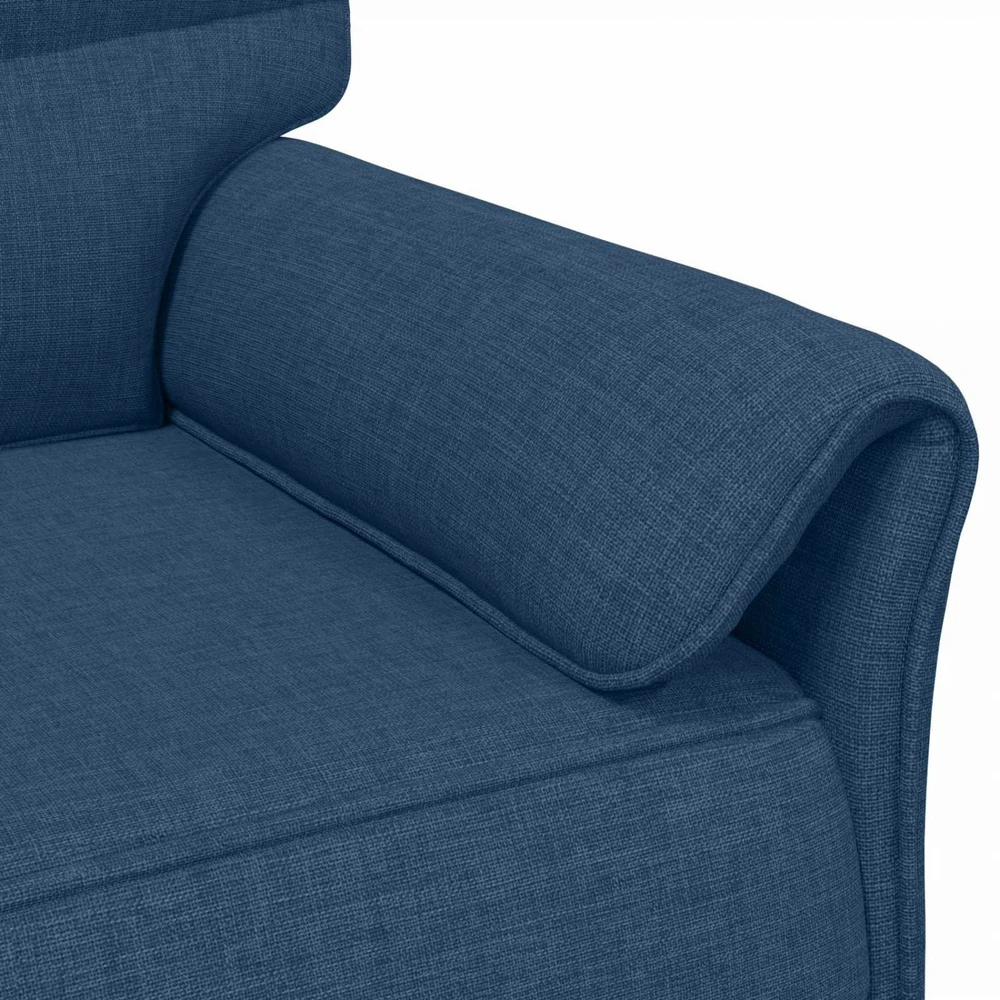 Sofa Sofos komplektas 2 vnt. Mėlyna Audinys
