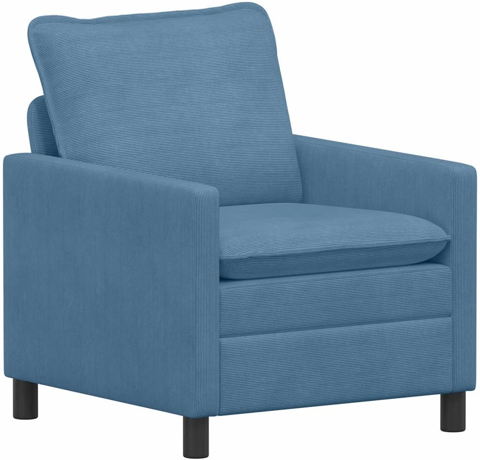 Sofa Sofos komplektas 2 vnt. Mėlyna Audinys