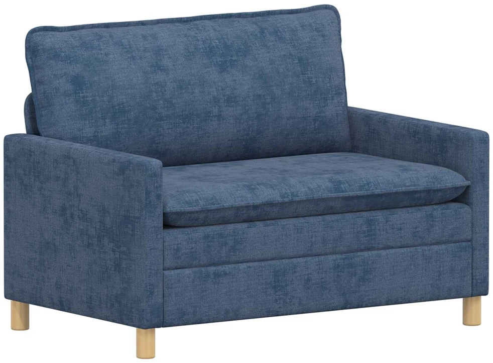 Sofa Sofos komplektas 2 vnt. Mėlyna Poliesteris