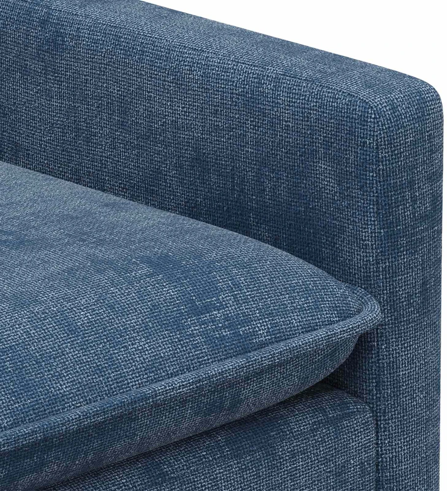 Sofa Sofos komplektas 2 vnt. Mėlyna Poliesteris