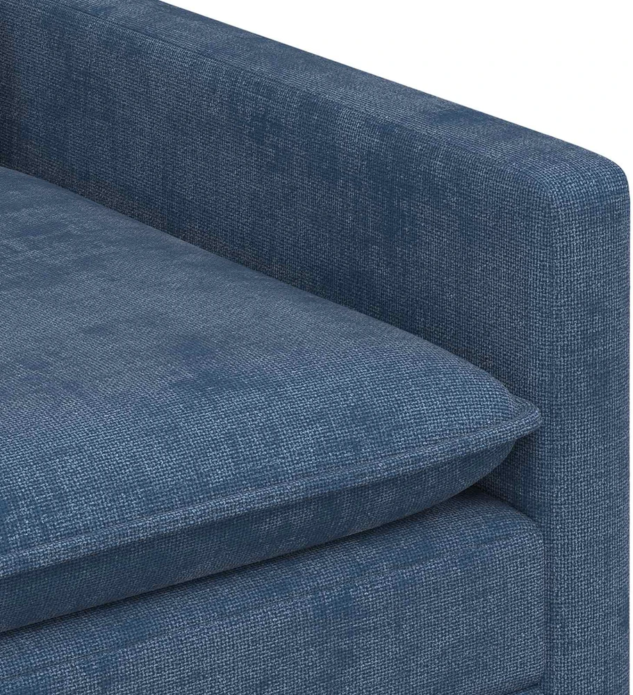Sofa Sofos komplektas 2 vnt. Mėlyna Poliesteris