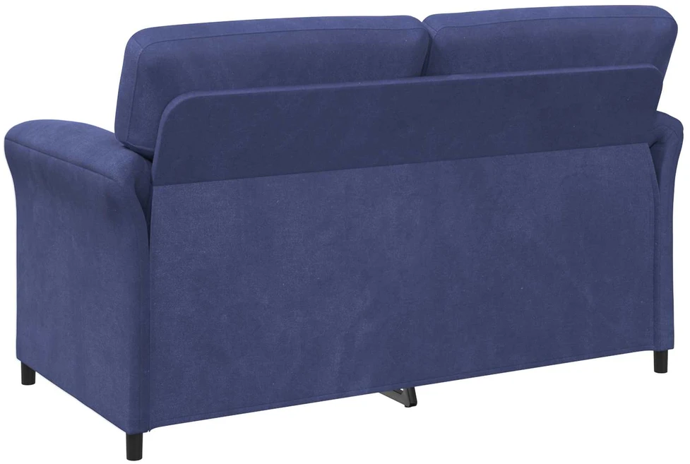 Sofa Sofos komplektas 2 vnt. Policijos mėlyna Aksomas
