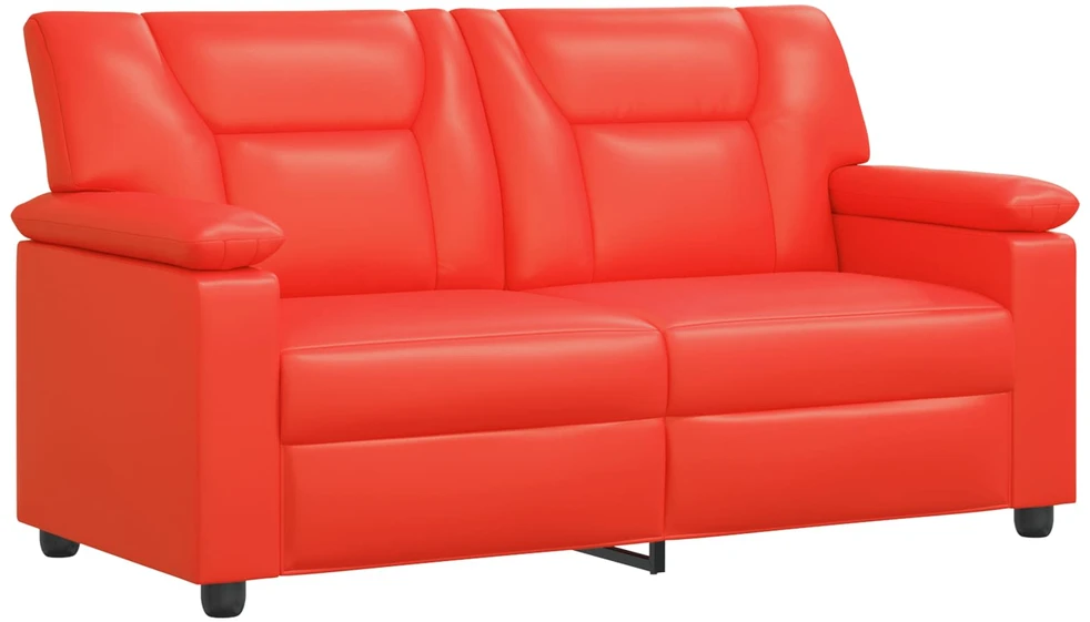 Sofa Sofos komplektas 2 vnt. Raudona Dirbtinė oda