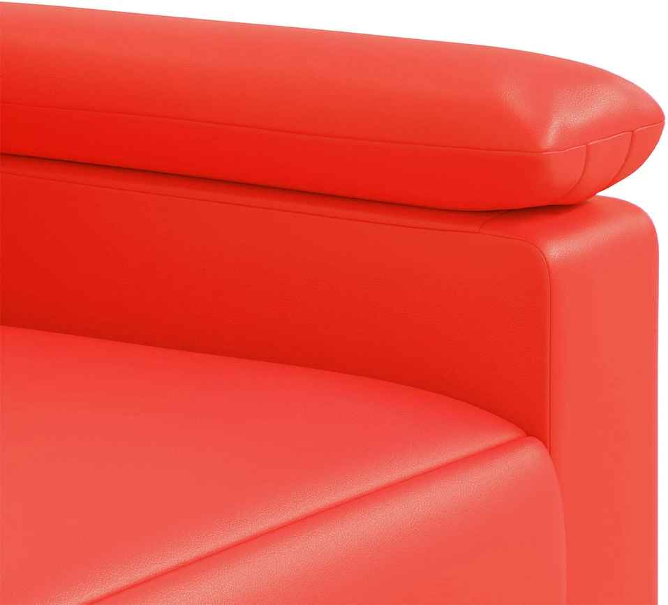 Sofa Sofos komplektas 2 vnt. Raudona Dirbtinė oda