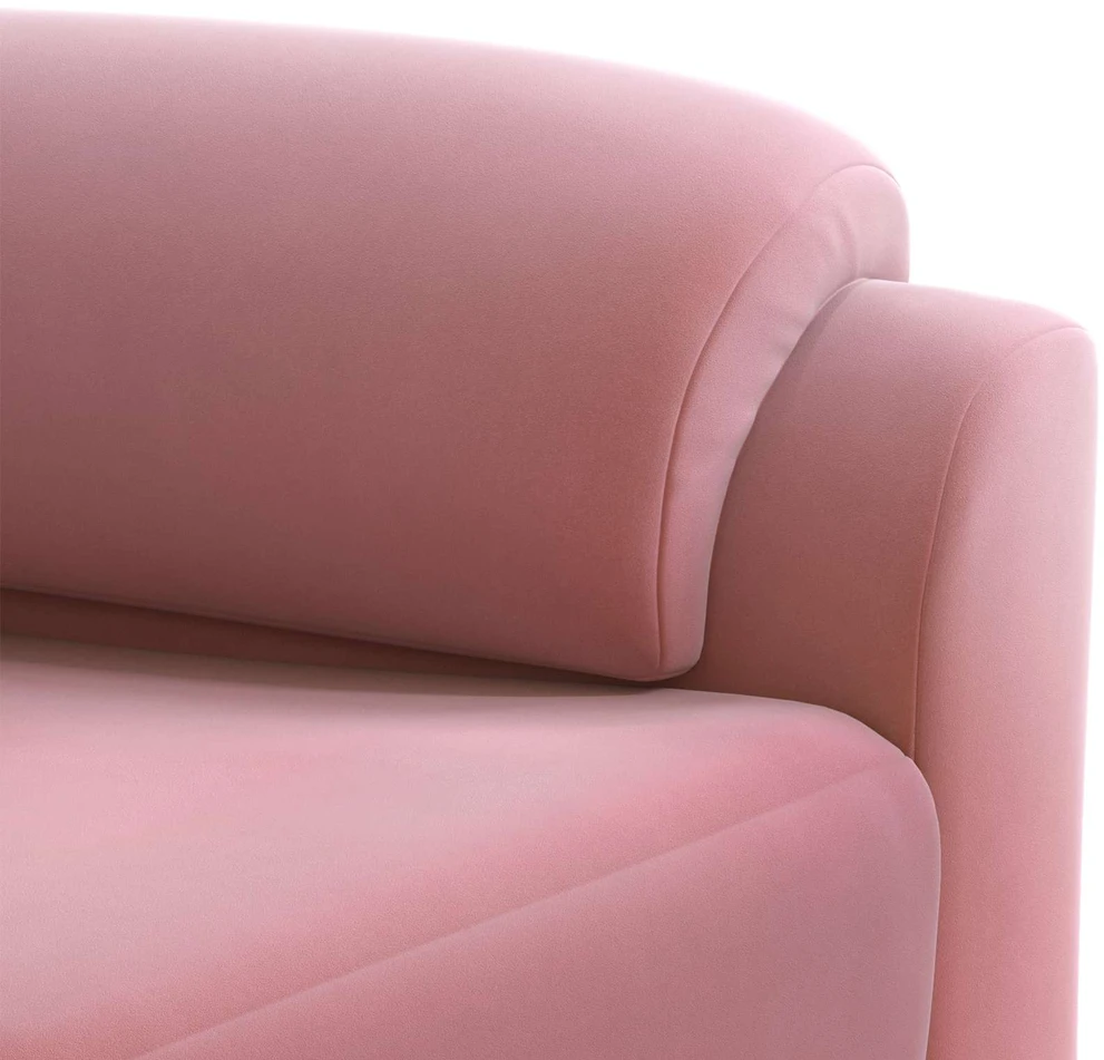 Sofa Sofos komplektas 2 vnt. Rožinė Aksomas
