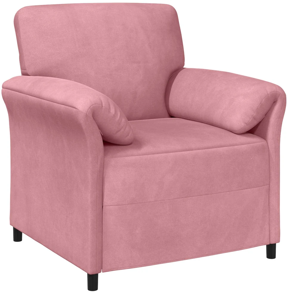 Sofa Sofos komplektas 2 vnt. Rožinė Aksomas
