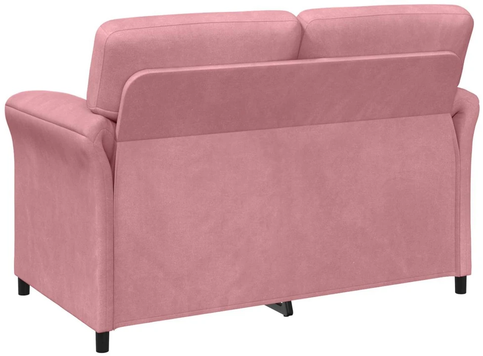 Sofa Sofos komplektas 2 vnt. Rožinė Aksomas
