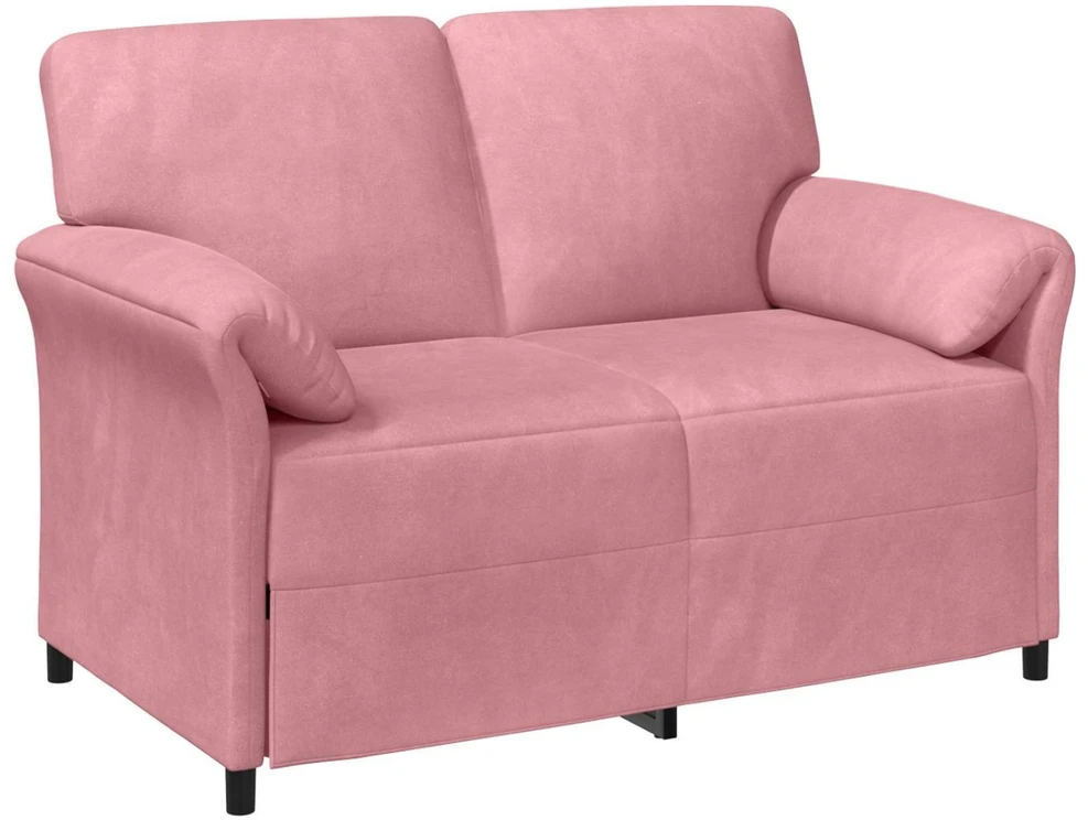 Sofa Sofos komplektas 2 vnt. Rožinė Aksomas