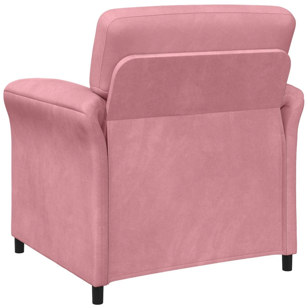 Sofa Sofos komplektas 2 vnt. Rožinė Aksomas