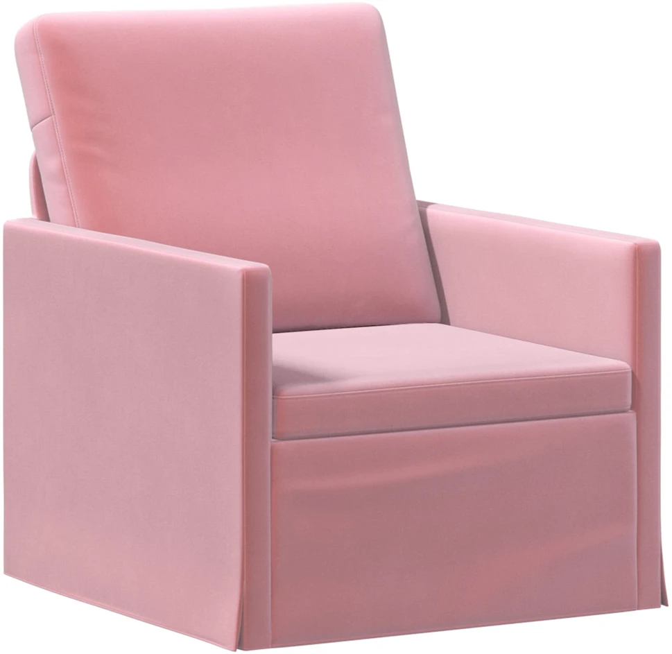 Sofa Sofos komplektas 2 vnt. Rožinė Aksomas