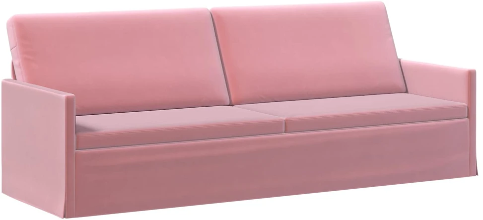 Sofa Sofos komplektas 2 vnt. Rožinė Aksomas