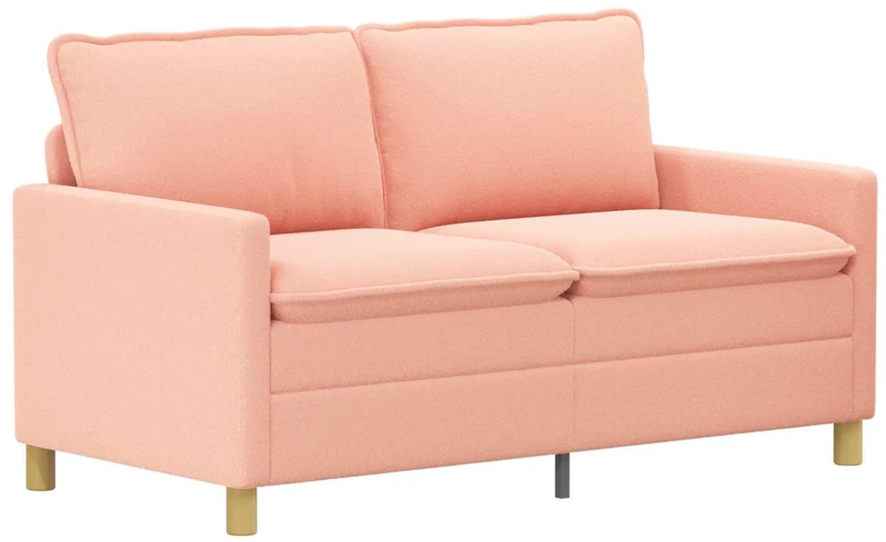 Sofa Sofos komplektas 2 vnt. Rožinė Audinys