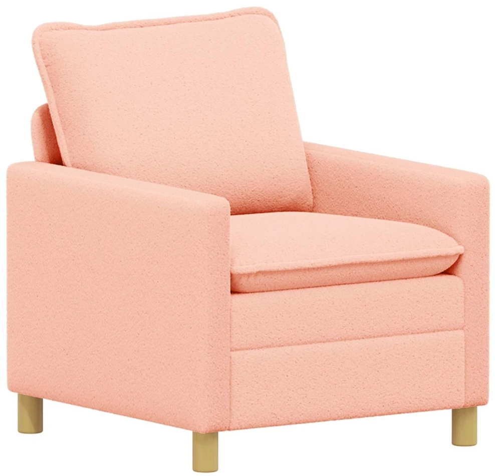 Sofa Sofos komplektas 2 vnt. Rožinė Audinys