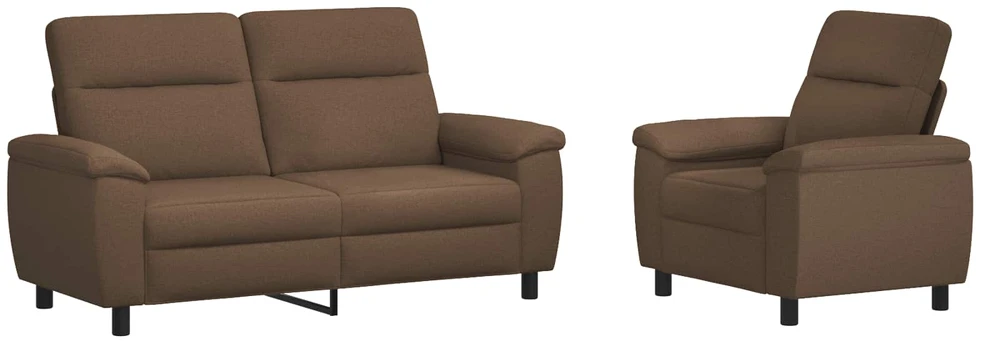 Sofa Sofos komplektas 2 vnt. Ruda Audinys