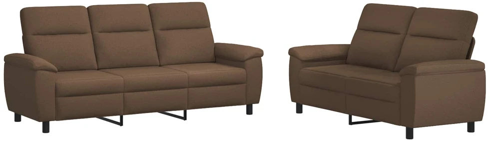 Sofa Sofos komplektas 2 vnt. Ruda Audinys