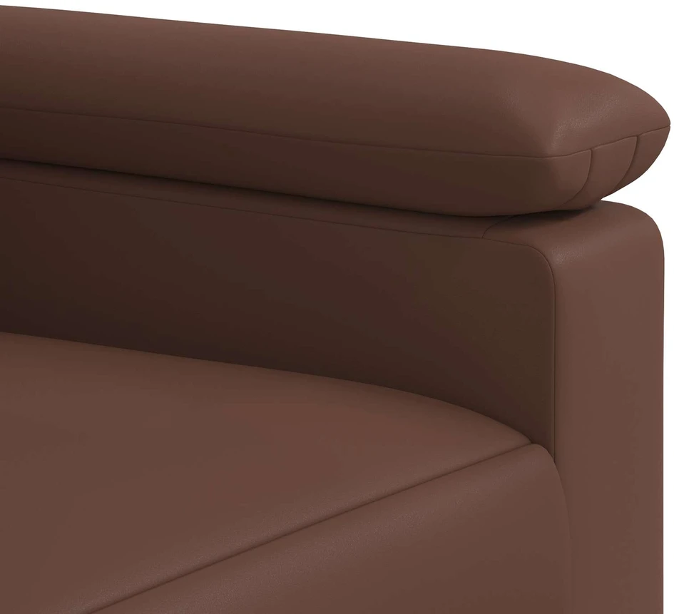 Sofa Sofos komplektas 2 vnt. Ruda Dirbtinė oda