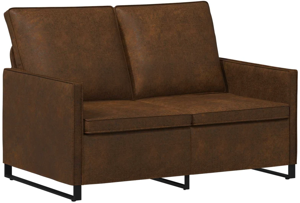 Sofa Sofos komplektas 2 vnt. Ruda Dirbtinė zomša