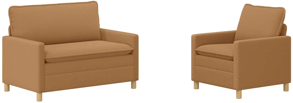 Sofa Sofos komplektas 2 vnt. Smėlio Audinys