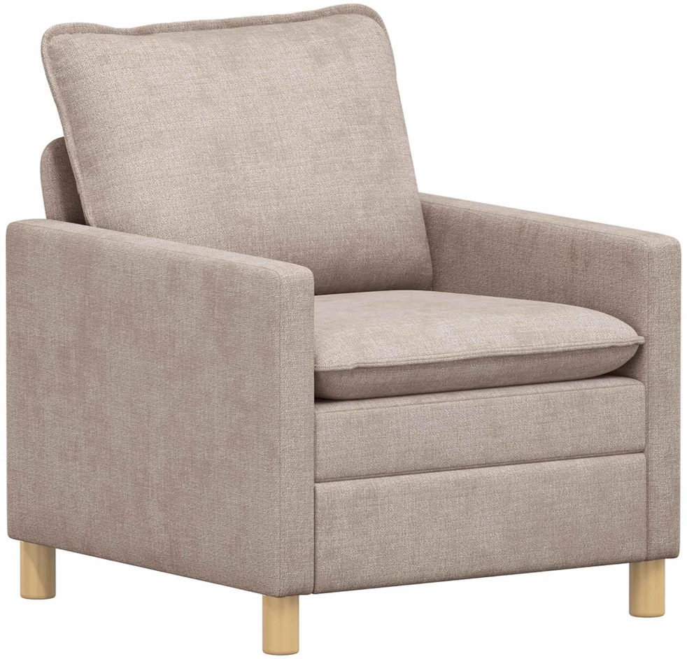 Sofa Sofos komplektas 2 vnt. Smėlio Poliesteris