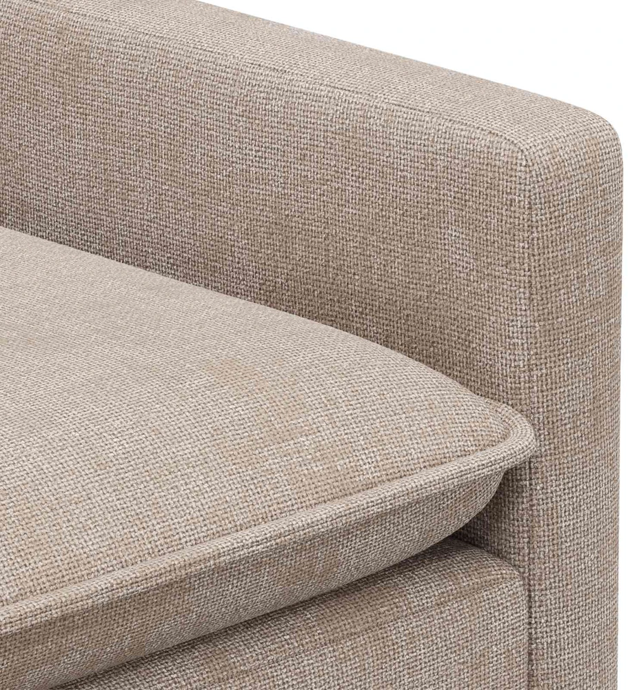 Sofa Sofos komplektas 2 vnt. Smėlio Poliesteris