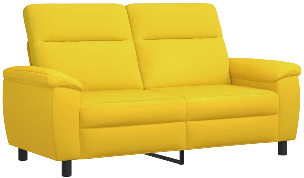 Sofa Sofos komplektas 2 vnt. Šviesi geltona Audinys