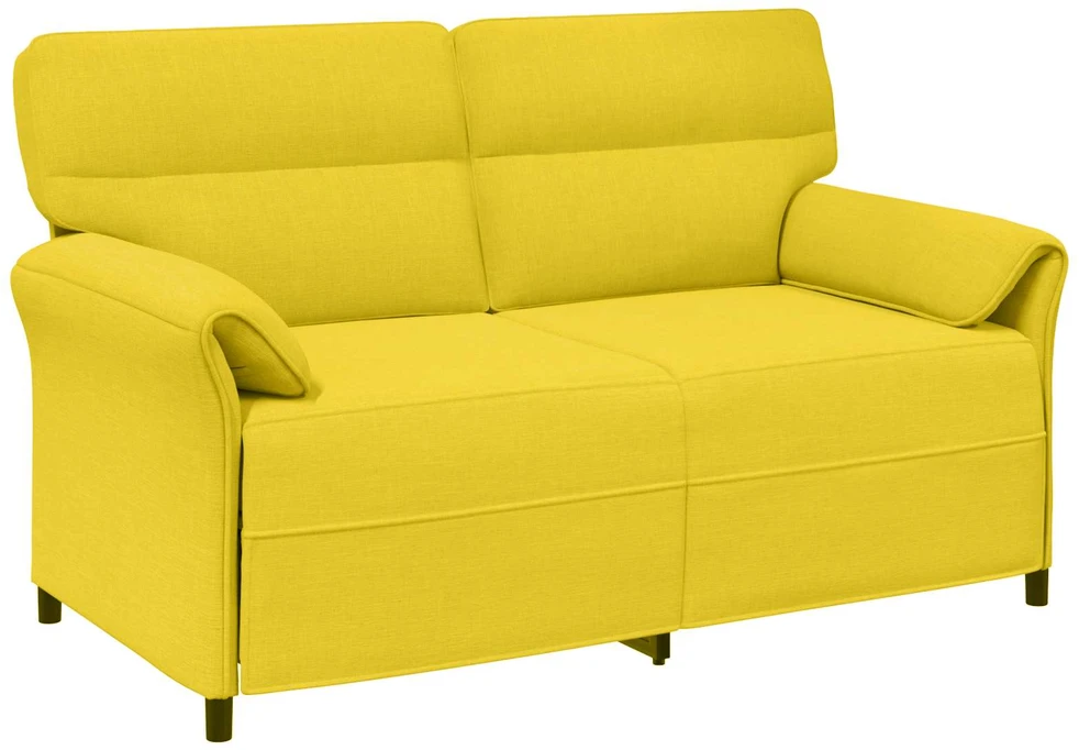 Sofa Sofos komplektas 2 vnt. Šviesi geltona Audinys
