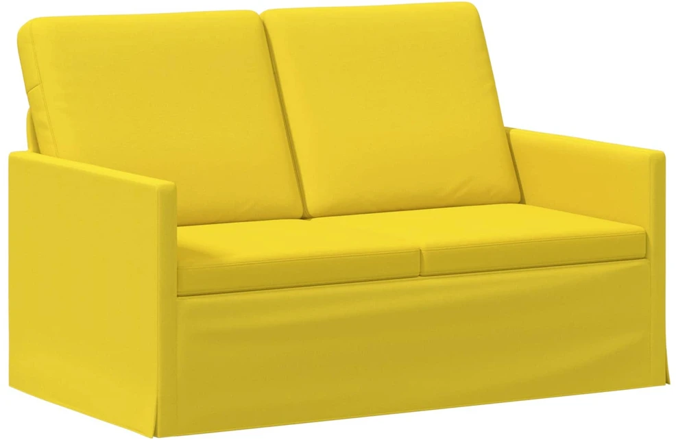 Sofa Sofos komplektas 2 vnt. Šviesi geltona Audinys