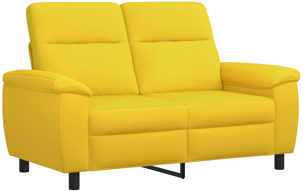 Sofa Sofos komplektas 2 vnt. Šviesi geltona Audinys