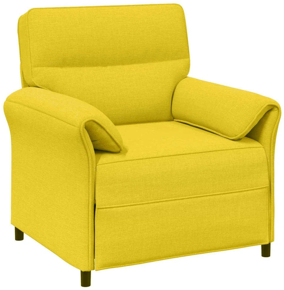 Sofa Sofos komplektas 2 vnt. Šviesi geltona Audinys