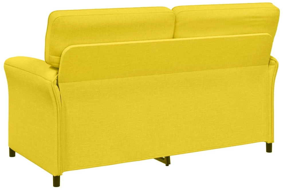 Sofa Sofos komplektas 2 vnt. Šviesi geltona Audinys