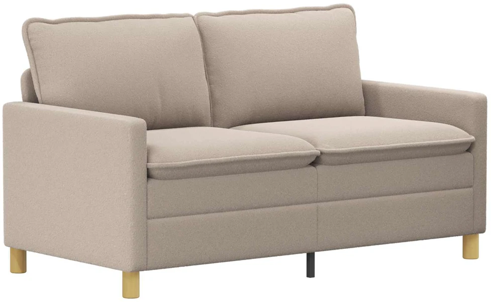 Sofa Sofos komplektas 2 vnt. Šviesiai pilka Audinys