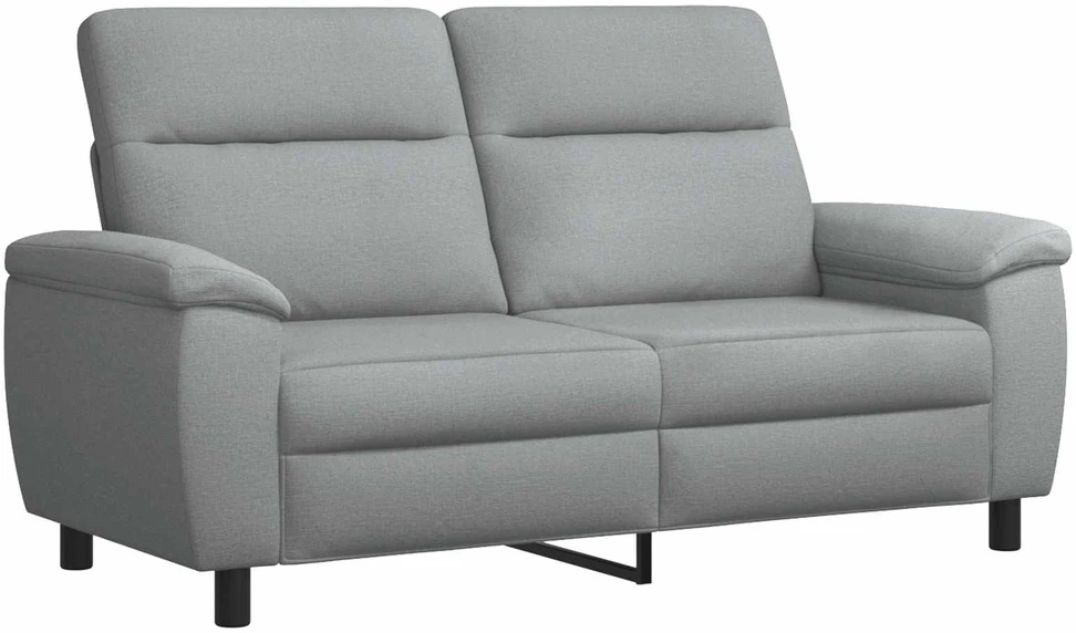 Sofa Sofos komplektas 2 vnt. Šviesiai pilka Audinys