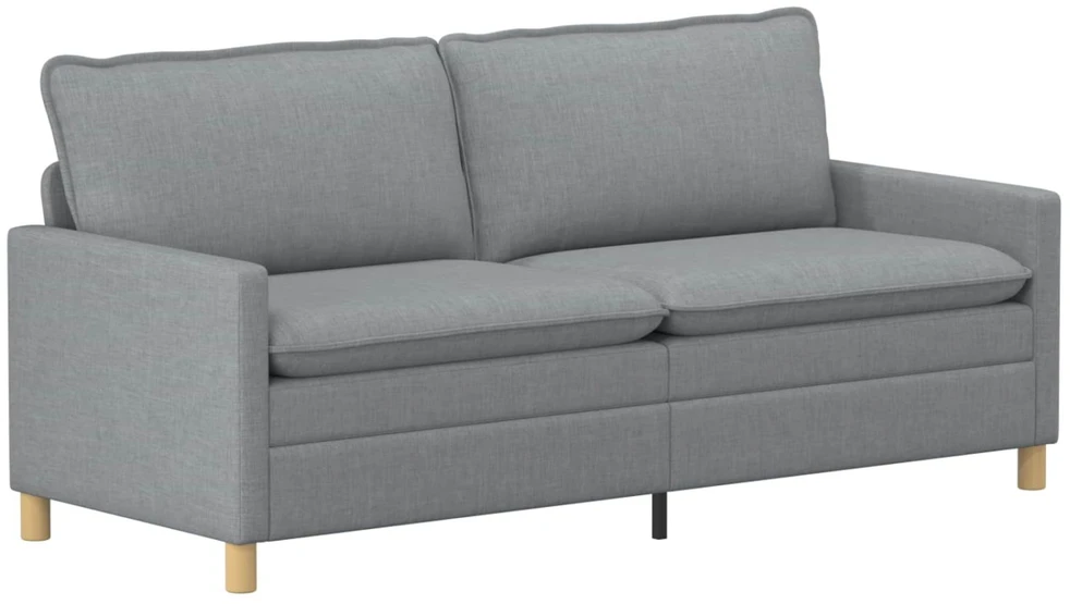 Sofa Sofos komplektas 2 vnt. Šviesiai pilka Audinys
