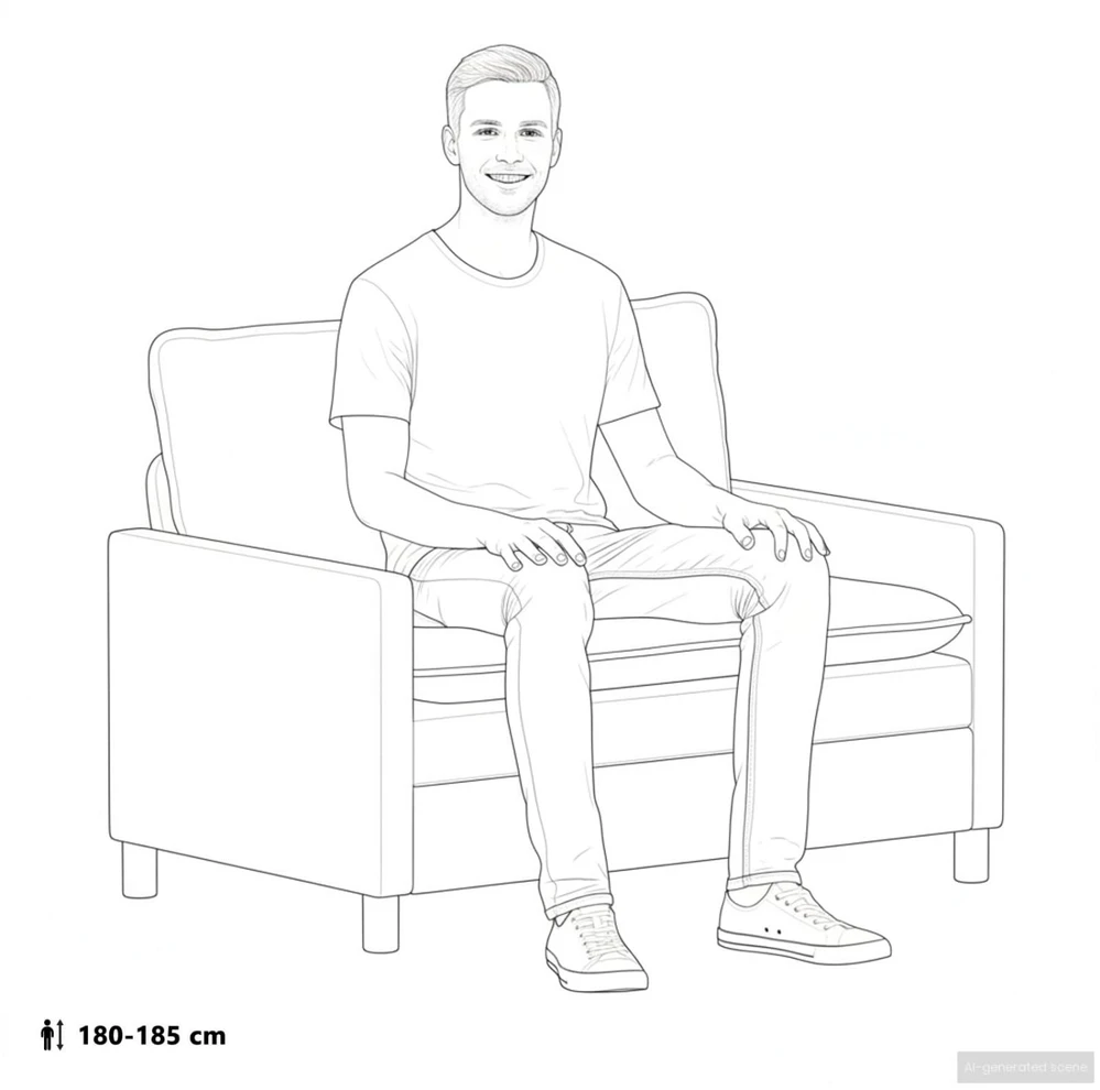 Sofa Sofos komplektas 2 vnt. Šviesiai pilka Audinys