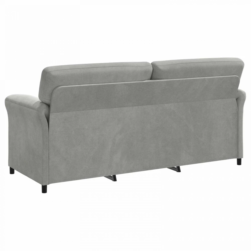 Sofa Sofos komplektas 2 vnt. Šviesiai pilka Aksomas