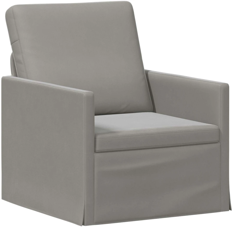 Sofa Sofos komplektas 2 vnt. Šviesiai pilka Aksomas