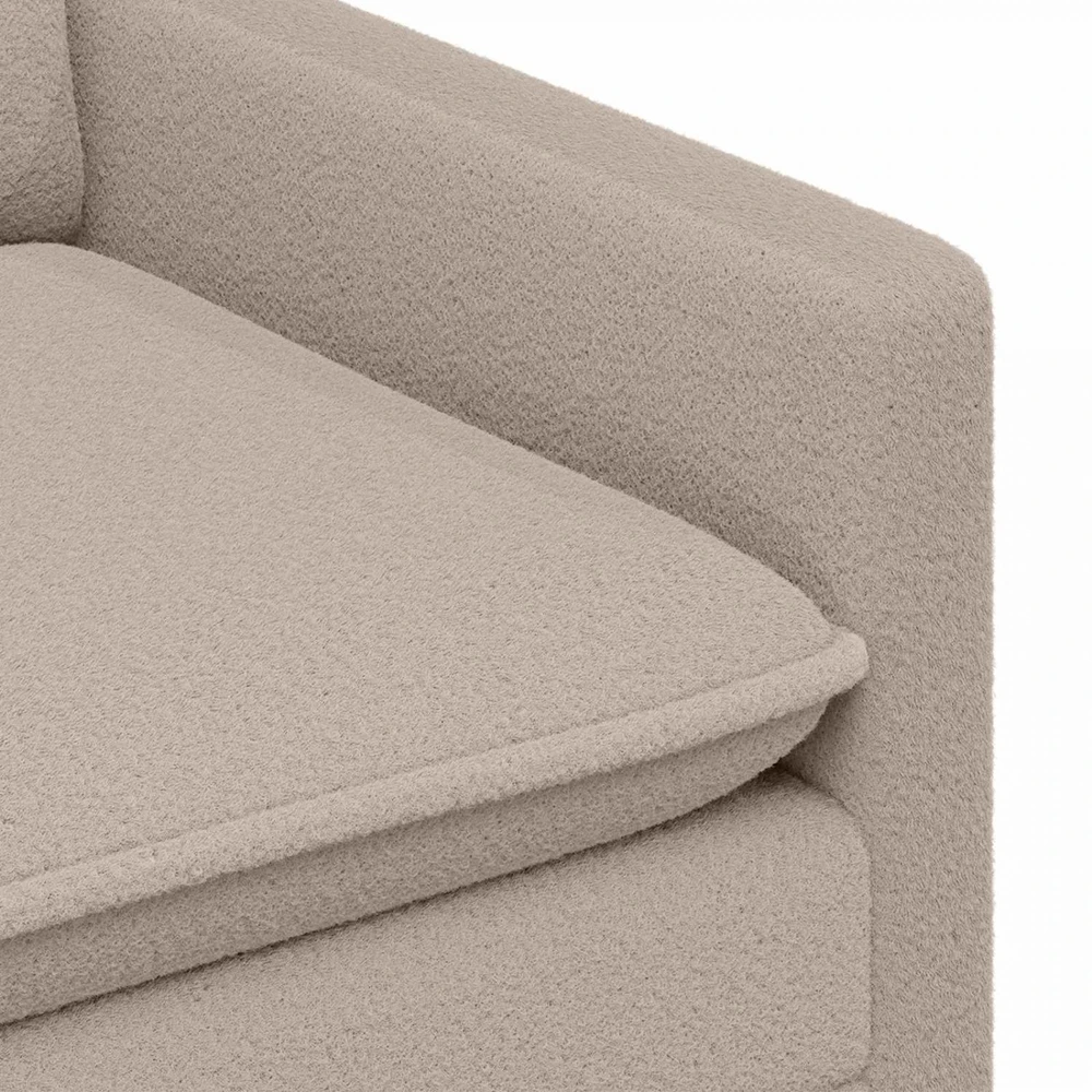 Sofa Sofos komplektas 2 vnt. Šviesiai pilka Audinys