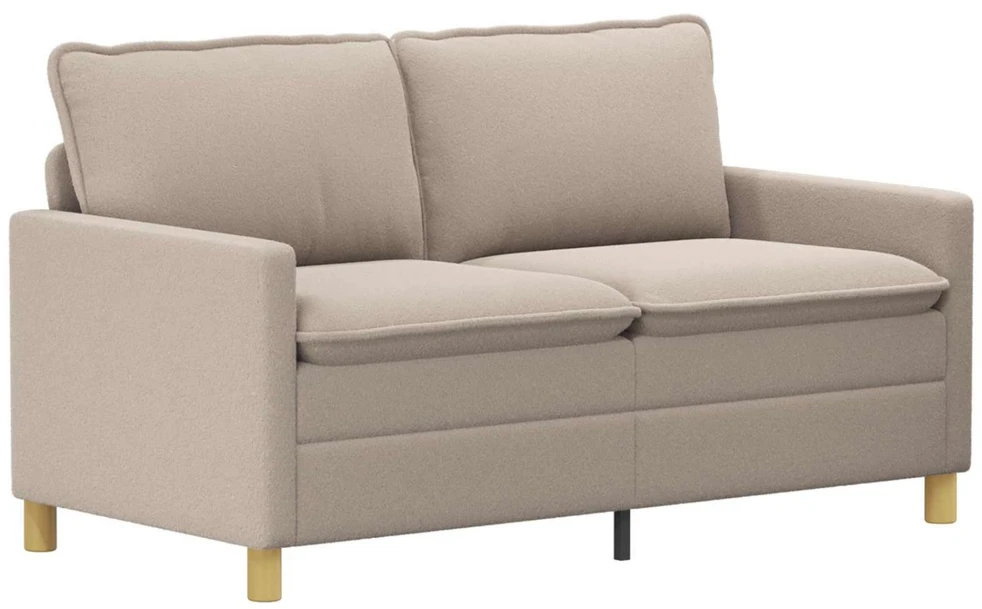 Sofa Sofos komplektas 2 vnt. Šviesiai pilka Audinys