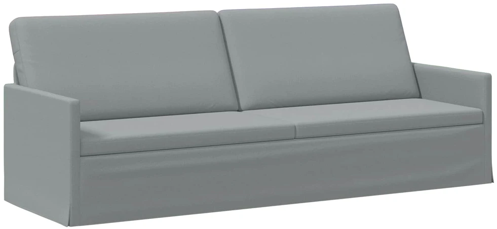 Sofa Sofos komplektas 2 vnt. Šviesiai pilka Audinys