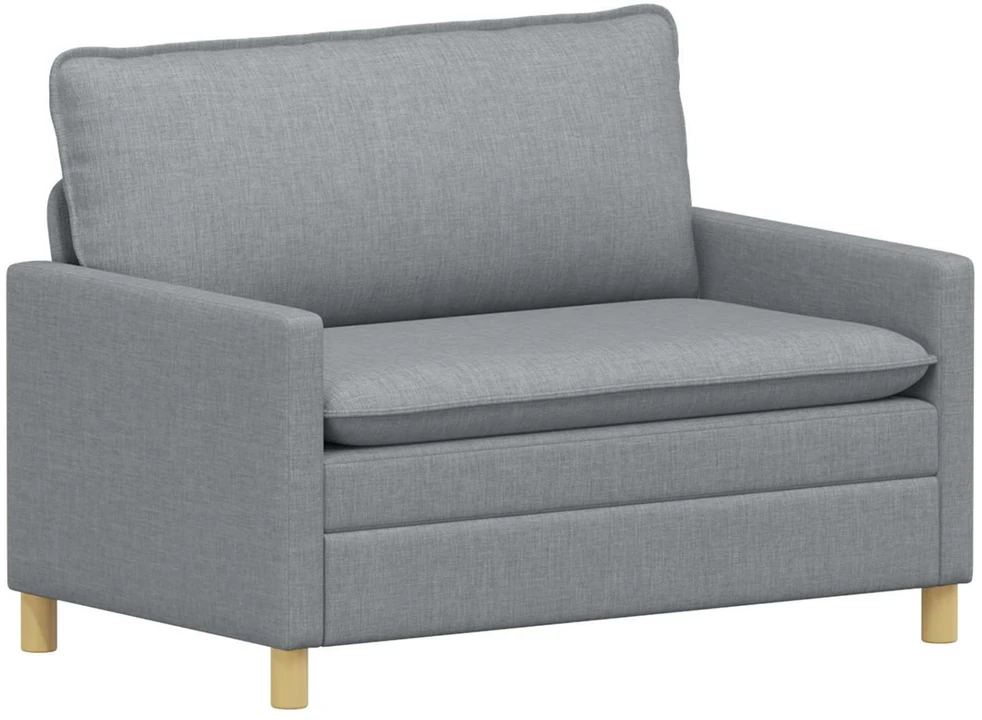 Sofa Sofos komplektas 2 vnt. Šviesiai pilka Audinys