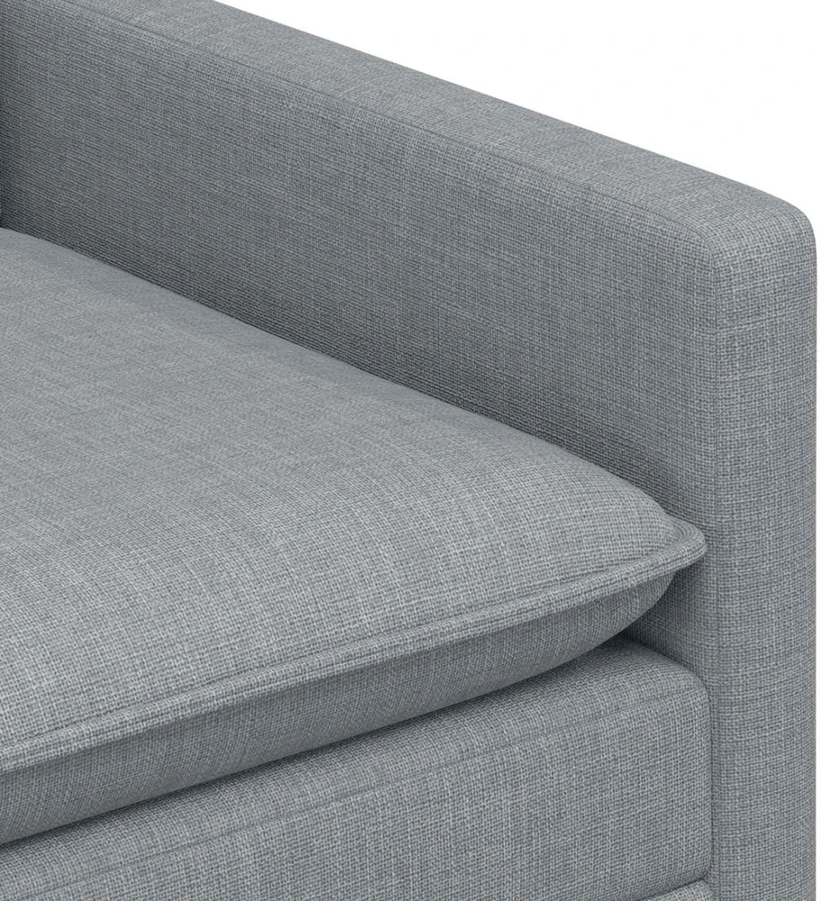 Sofa Sofos komplektas 2 vnt. Šviesiai pilka Audinys