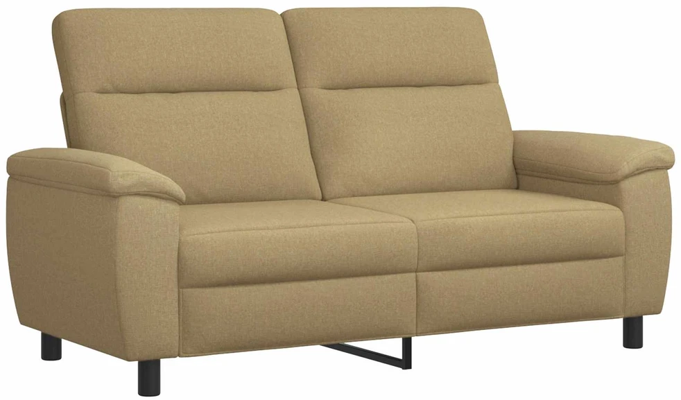Sofa Sofos komplektas 2 vnt. Šviesiai rudas Audinys