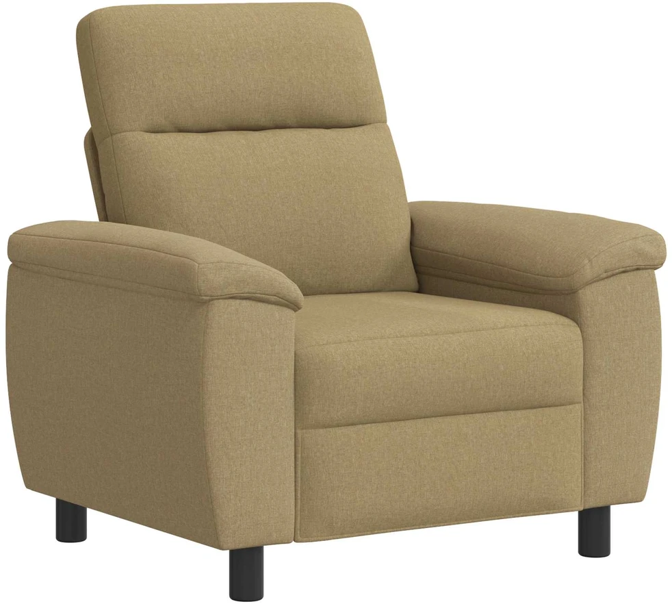 Sofa Sofos komplektas 2 vnt. Šviesiai rudas Audinys