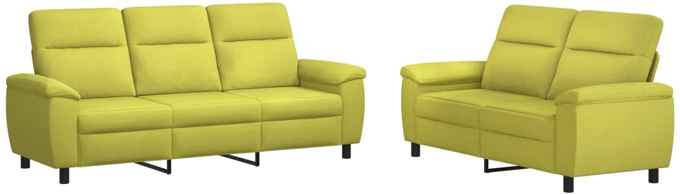 Sofa Sofos komplektas 2 vnt. Šviesiai žalia Audinys